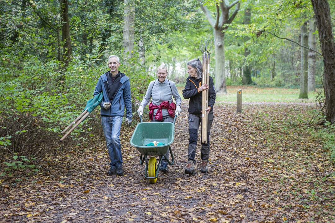 Samen aan de slag rondom Arnhem tijdens de 25e Nationale Natuurwerkdagen